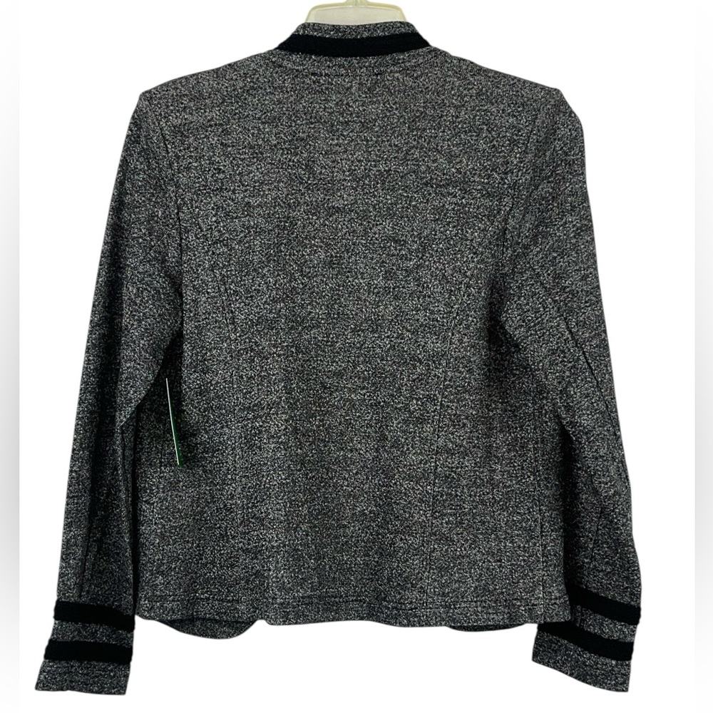 NWT Tommy Hilfiger tweed open front band jacket size large - Picture 5 of 15